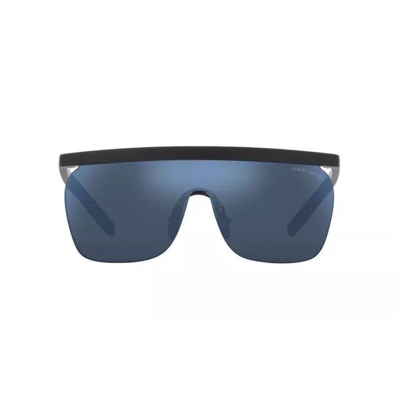 Okulary przeciwsłoneczne GIORGIO ARMANI AR8169-504255 Matowa czerń Ciemny szary Pilot Kwadrat