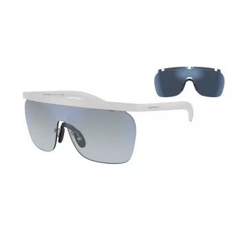 Okulary przeciwsłoneczne Giorgio Armani męskie AR8169-5344D6 kwadratowa oprawka przezroczysty szary ciemnoszary UV400