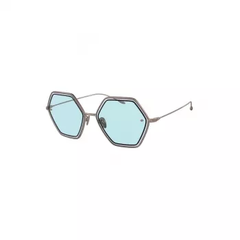 OKULARY PRZECIWSŁONECZNE GIORGIO ARMANI AR6130-301165 Damskie Pilot Aviator Pale Gold Dark Grey Gradient 59mm