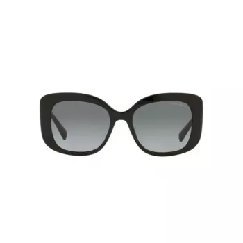 OKULARY PRZECIWSŁONECZNE GIORGIO ARMANI AR8150-500111 Męska Czarna Oprawka Acetatowa Szare Soczewki Poliwęglanowe 53/18/140 mm