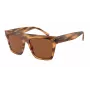 OKULARY PRZECIWSŁONECZNE GIORGIO ARMANI AR8177-592173 Unisex Havana Brązowe Kwadratowe Acetat 52/20/140 mm