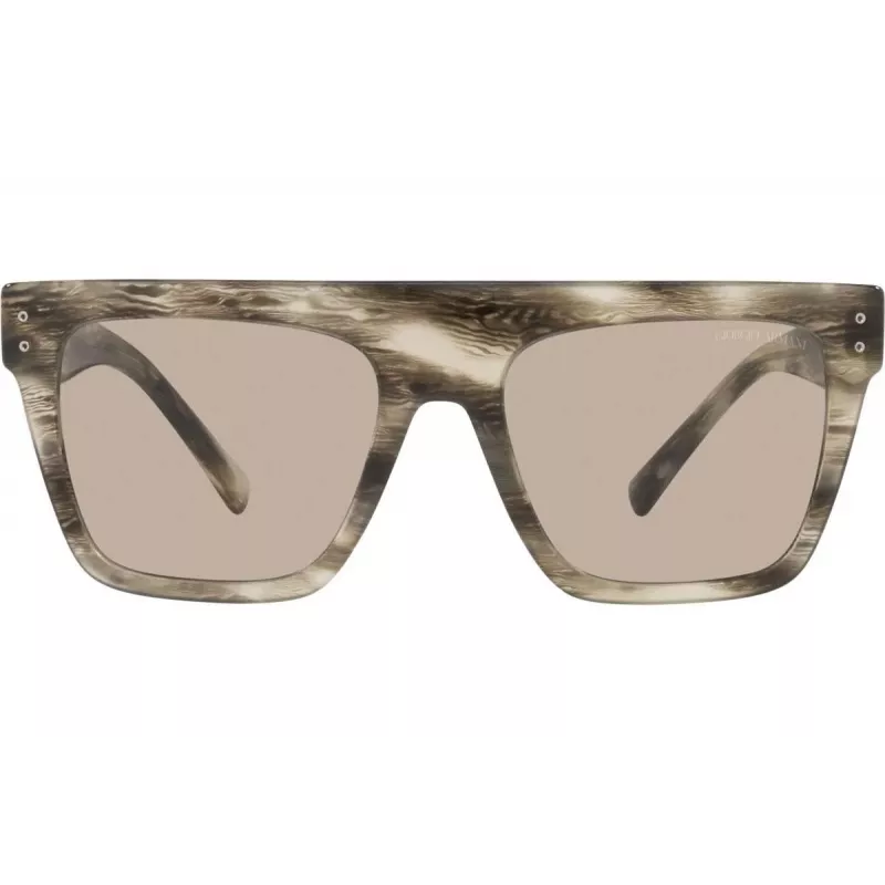 Okulary przeciwsłoneczne unisex Giorgio Armani AR8177-5922-3 Havana Acetate Brązowe Soczewki 52mm