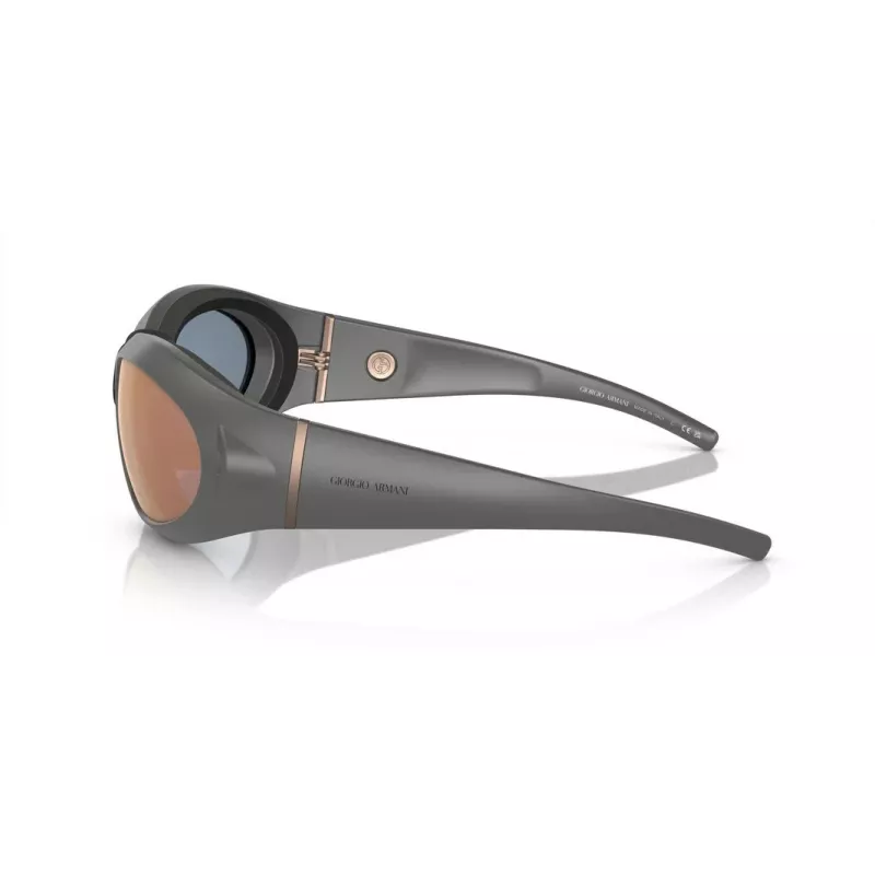 Okulary przeciwsłoneczne unisex GIORGIO ARMANI AR8201Q60504Z czarna oprawka szare gradientowe szkła 61mm