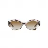 Okulary przeciwsłoneczne damskie Giorgio Armani AR8144-588113 Havana Acetate - kwadratowa oprawka, brązowe soczewki gradientowe, UV400