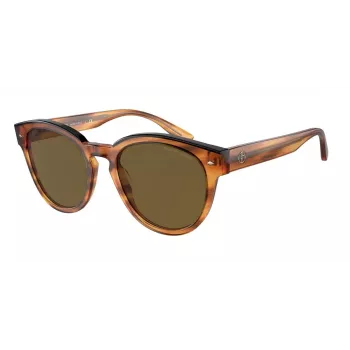 Okulary przeciwsłoneczne damskie Giorgio Armani Butterfly AR8164F592173 Dark Havana Brown Gradient 55/20/145 mm