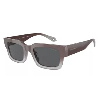 Okulary przeciwsłoneczne GIORGIO ARMANI Cat Eye dla kobiet AR8184U5980B1 Havana Acetate Brązowy Gradient 52mm