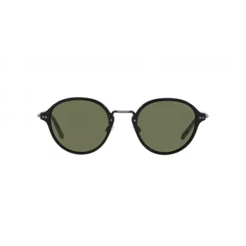 Okulary przeciwsłoneczne GIORGIO ARMANI dla kobiet AR8139-500131 Czarna oprawka acetatowa kwadratowa szare soczewki 51mm