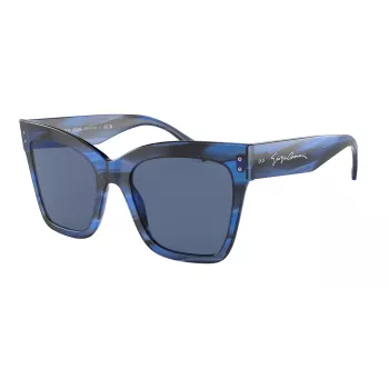 Okulary przeciwsłoneczne GIORGIO ARMANI dla kobiet AR8175-595380 Havana Acetate Butterfly Cat-Eye 54/20/140 mm
