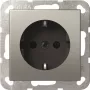 Gira 4188600 SCHUKO System 55 Stal nierdzewna wkład gniazda