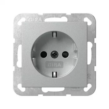 GIRA 445326 Gniazdo SCHUKO SH System 55 F Alu