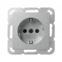 GIRA 445326 Gniazdo SCHUKO SH System 55 F Alu