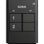 GIRA 535210 Bezprzewodowy nadajnik ręczny do System 3000, 2-kanałowy RF, zasilany bateryjnie, biały