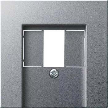 Gira Płyta maskująca do gniazda TAE, System 55, aluminium 027626