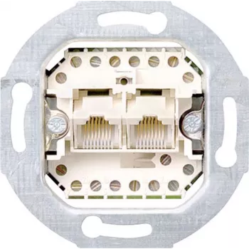 Gniazdo danych Gira UAE/IAE/ISDN Standard 55, E2, Event Klar, Event, Event Opak, Esprit, ClassiX, System 55 019000