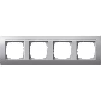 Gira Event Aluminium ramka 1-krotna, wykończenie matowe, 80,8 x 80,8 mm 021436
