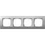 Gira Event Aluminium ramka 1-krotna, wykończenie matowe, 80,8 x 80,8 mm 021436