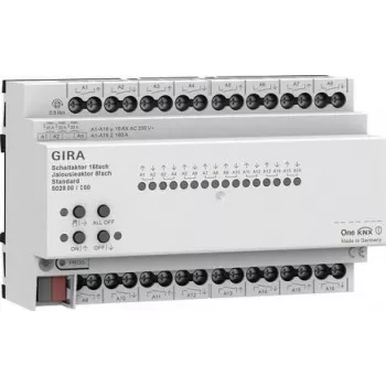 Gira KNX Aktor przełączający i roletowy 16/8-krotny 16 A REG Plus z KNX Secure 502800