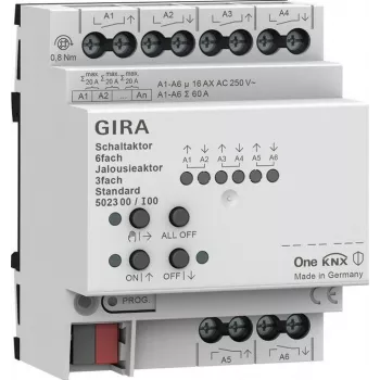 Gira Aktor przełączający i roletowy 6f/3f 16 A 502300