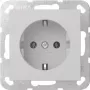 Gniazdo SCHUKO Gira System 55 szare matowe 4188015