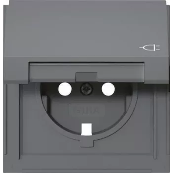 Gira TX_44 Osłona gniazda SCHUKO z klapką, antracyt 492267
