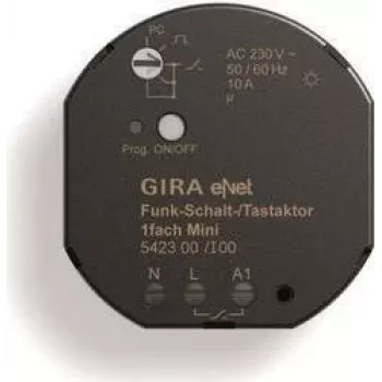 GIRA Bezprzewodowy siłownik przełącznika/przycisku Mini 1-kanałowy 542300
