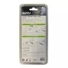 GIZZU 1,8 m T-Bar Linka Zabezpieczająca do Laptopa z Kluczem Master Key - Zabezpieczenie na Slot Kensington, Stal Pleciona, Czarny