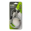GIZZU 1,8 m T-Bar Linka Zabezpieczająca do Laptopa z Kluczem Master Key - Zabezpieczenie na Slot Kensington, Stal Pleciona, Czarny