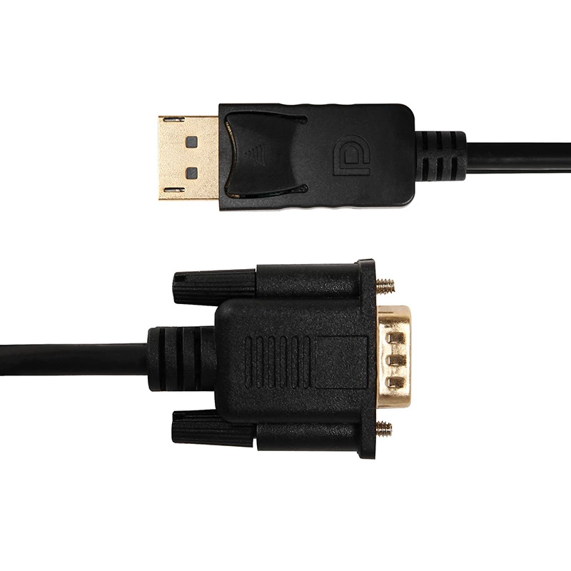 Gizzu 1080P DisplayPort na VGA Kabel 1,8 m Poli