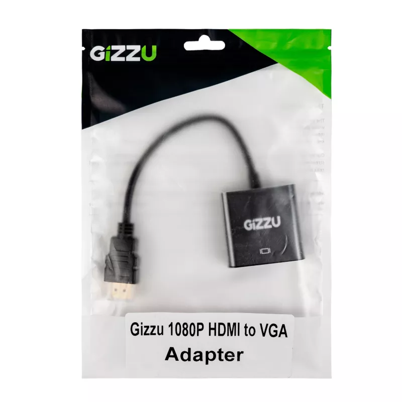 Gizzu 1080P HDMI na VGA Adapter Poli