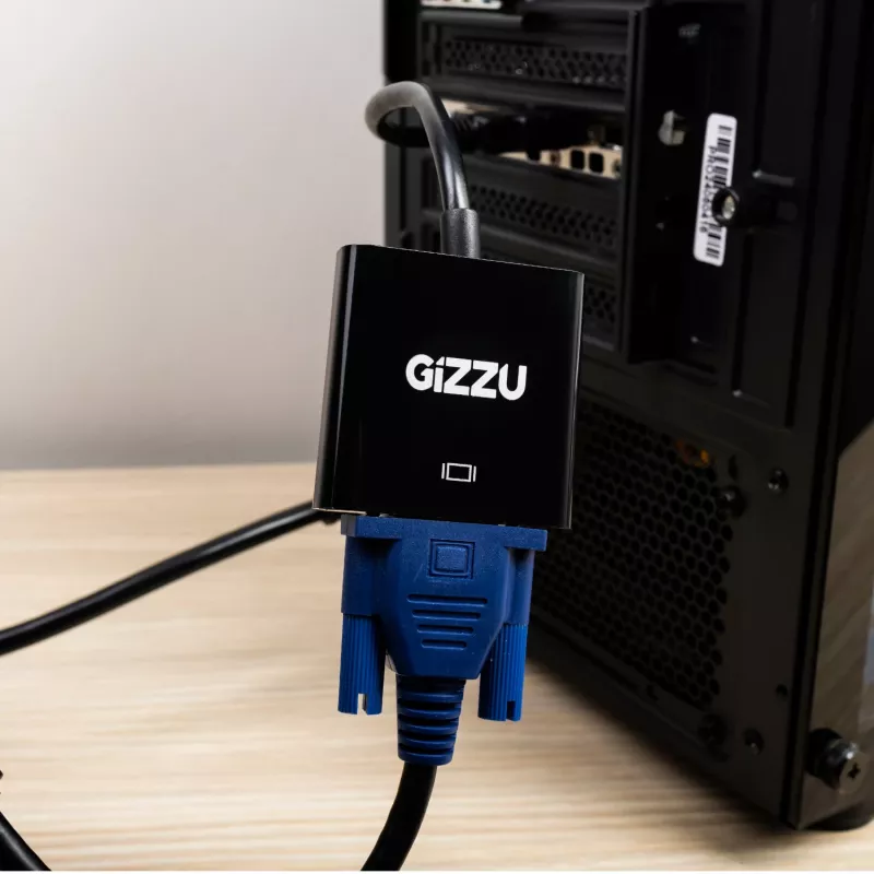 Gizzu 1080P HDMI na VGA Adapter Poli