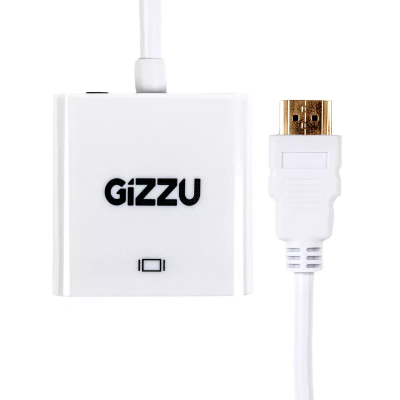 Gizzu 1080P HDMI na VGA Adapter z Audio