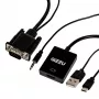 Gizzu 1080P VGA na HDMI Adapter z Audio