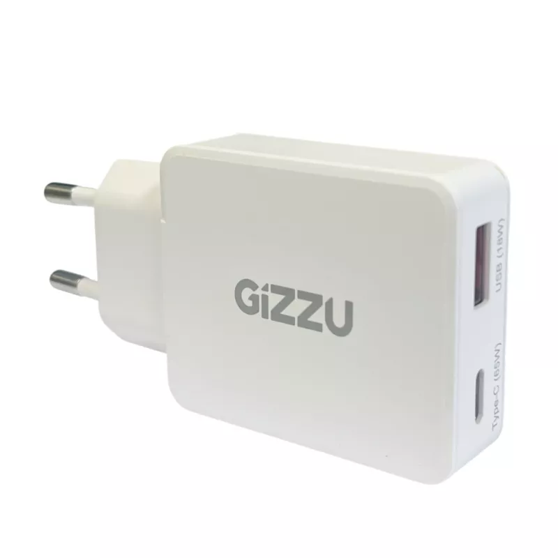 Gizzu 2-Port 65W GaN Ładowarka ścienna