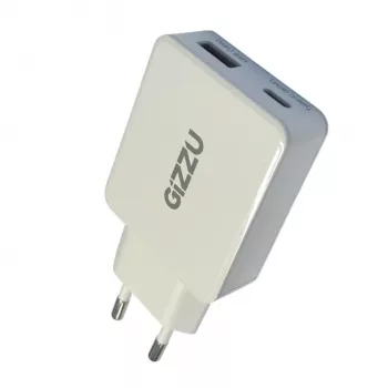 Gizzu 2-Port 65W GaN Ładowarka ścienna