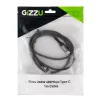 GIZZU 240W 480Mbps USB-C na USB-C pleciony kabel 1m czarny