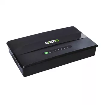 GIZZU 30W 38Wh 10400mAh Mini DC UPS - Czarny