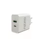 GIZZU 36W USB-C PD i QC3.0 Ładowarka ścienna z dwoma portami - Biała