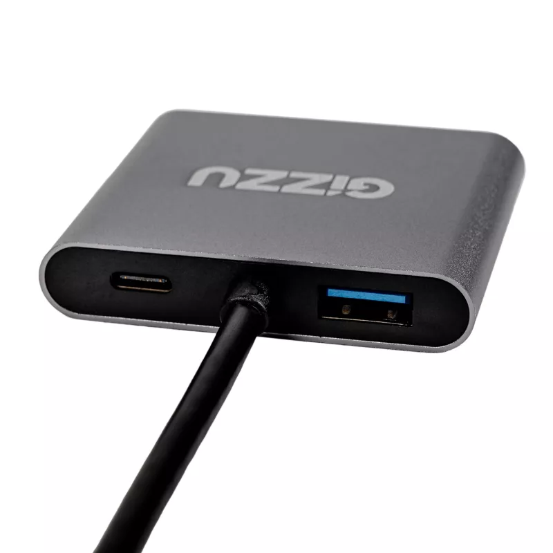 Gizzu 4-in-1 Type-C do podwójnego HDMI Hub