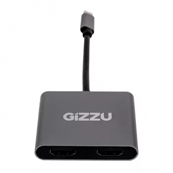 Gizzu 4-in-1 Type-C do podwójnego HDMI Hub