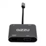 Gizzu 4-in-1 Type-C do HDMI/VGA/USB3.0 Hub
