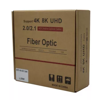GIZZU 4K Active Fibre Optic HDMI Cable 20m