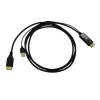 Gizzu 4K HDMI na DisplayPort aktywny kabel konwerterowy 1,8 m czarny