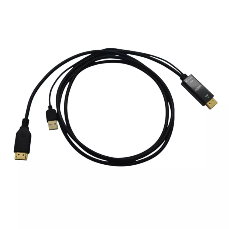 Gizzu 4K HDMI na DisplayPort aktywny kabel konwerterowy 1,8 m czarny