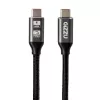 GIZZU 60W 5Gbps USB-C do USB-C Kabel 2m Czarny