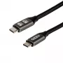 GIZZU 60W 5Gbps USB-C do USB-C Kabel 2m Czarny