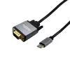 Gizzu Full HD USB-C na VGA Adapter Kabel 1,8 m Czarny