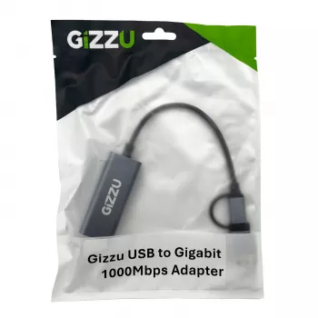 Gizzu High Speed Type-C/A do Gigabit Adapter Poly