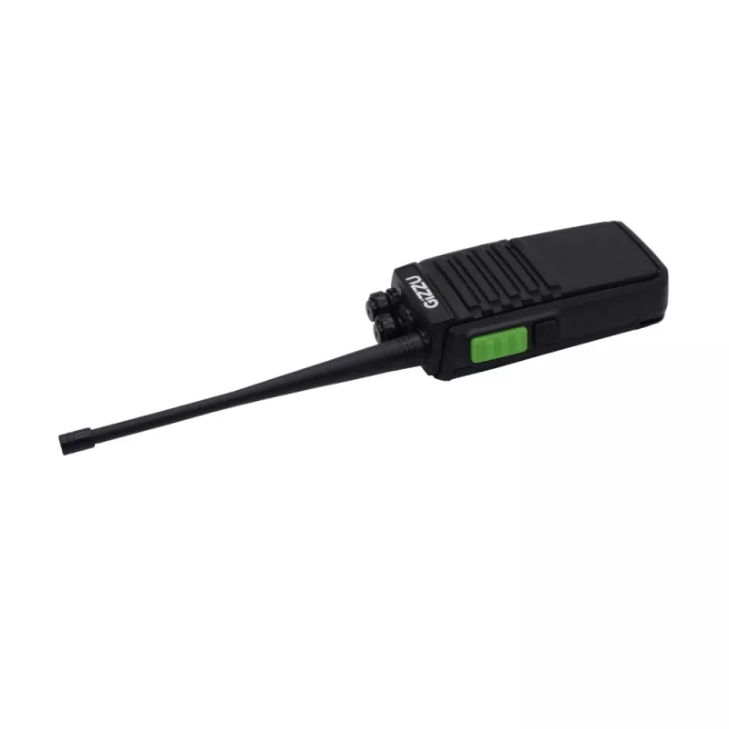 Gizzu Patrol Walkie Talkie Zestaw PMR446 8-kanałowy radiotelefon dwukierunkowy z VOX, skanowaniem, latarką – czarno-pomarańczowy (2 szt.)