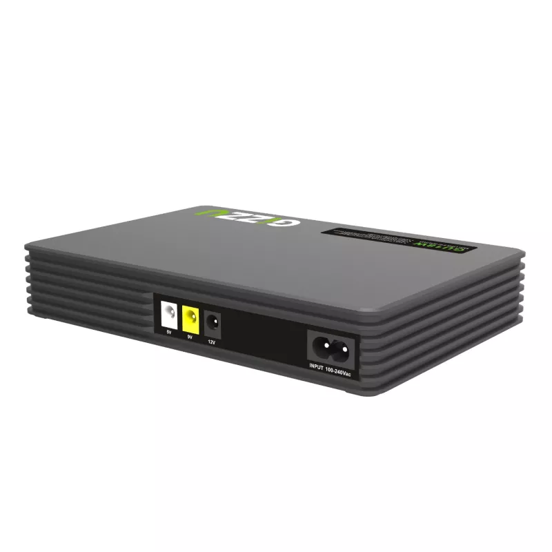Gizzu SURF Simple 18W 55Wh LiFePO4 MINI DC UPS - Czarny