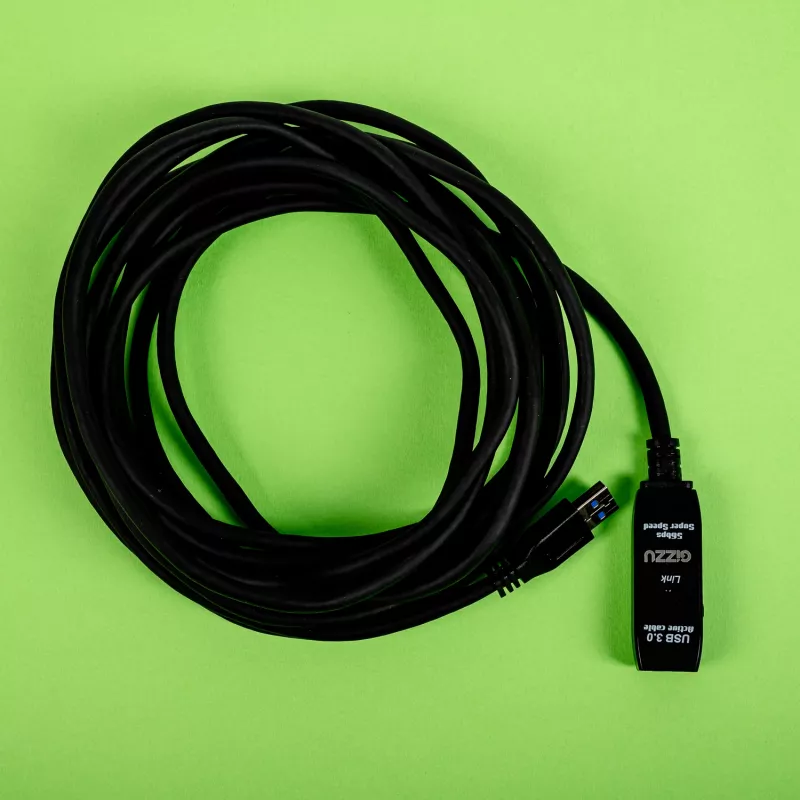 Gizzu USB 3.0 Active Extension Cable 5m - Czarny